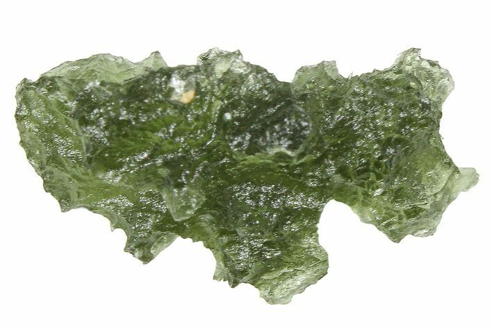 Green Moldavite Tektite ( g) - Besednice, Czech Republic #376330